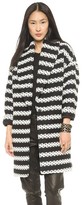 Thumbnail for your product : Alice + Olivia Ralter Oversized Drop Shoulder Coat