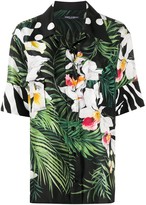Thumbnail for your product : Dolce & Gabbana Oversized Tropical Print Shirt