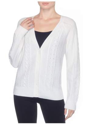 Magaschoni Cashmere Cable Cardigan