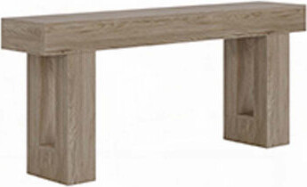 Loon Peak Long Console Table Wooden Rectangular Sofa T...