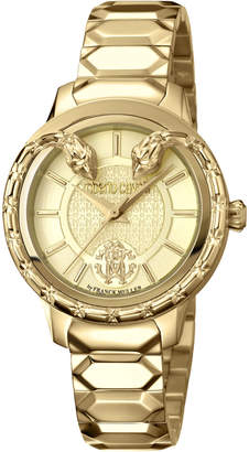 Roberto Cavalli RV1L050 Gold-Tone Snake Watch