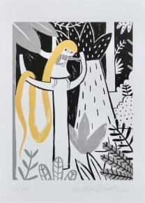 BETHAN WOOLLVIN Rapunzel Print - ShopStyle Artwork