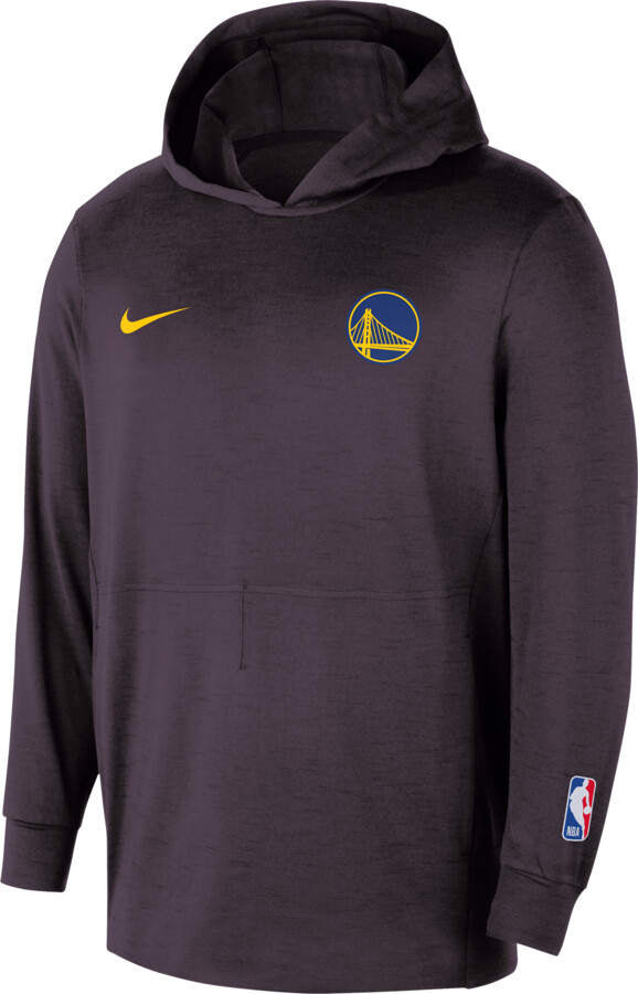 Golden State Warriors Restore Nike Men's NBA Lightweight Pullover Hoodie in Black | HM6548-010