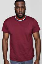 Thumbnail for your product : boohoo Big And Tall Sports Rib MAN T-Shirt