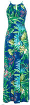 Thumbnail for your product : Wallis Green Tropical Halter Maxi