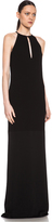 Thumbnail for your product : Jenni Kayne Keyhole Acetate-Blend Gown in Black