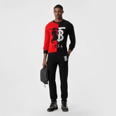 Thumbnail for your product : Burberry Contrast Logo Graphic Intarsia Cashmere Sweater