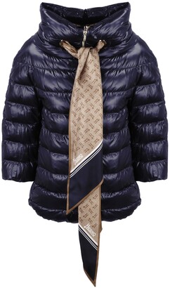 Herno Scarf Detailed Down Jacket