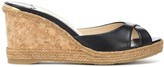 Thumbnail for your product : Jimmy Choo Almer 80 leather slides