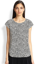 Thumbnail for your product : Diane von Furstenberg America Too Printed Silk Top