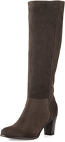 Thumbnail for your product : Alberto Fermani Loreo Suede Knee Boot, Anthracite