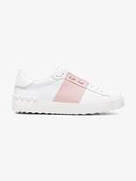 Valentino White Open Leather Sneakers 