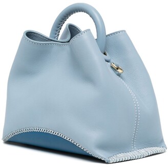 Elleme Two-Tone Leather Clutch Bag