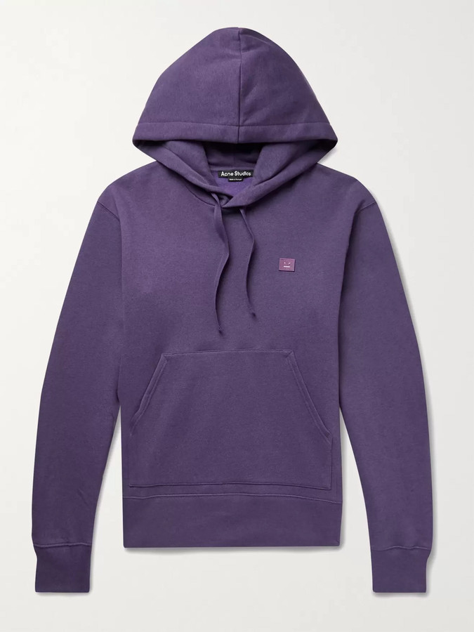 acne studios hoodie purple