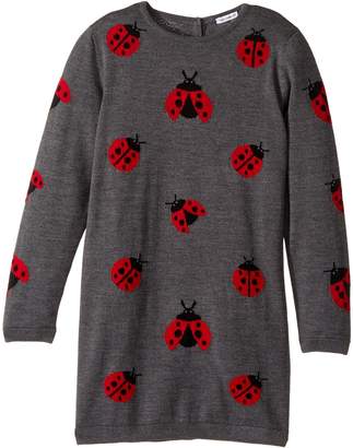 Dolce & Gabbana Kids Back to School Lady Bug Sweater Dress (Big Kids)