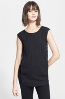 Thumbnail for your product : Halston Embellished Silk Blend Tank