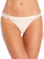 Thumbnail for your product : N. Sophie B Smooth Limits Lace Trim Thong
