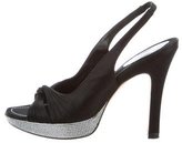 Thumbnail for your product : Rene Caovilla Satin Embellished Pumps