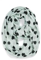 Thumbnail for your product : BP Heart Print Infinity Scarf (Juniors)