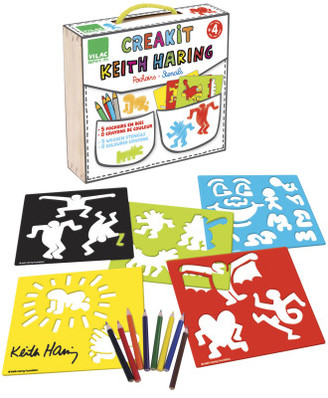 Vilac Keith Haring Stencils Set