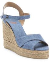 Thumbnail for your product : Castaner Blaudell Denim Espadrille Wedge Sandals