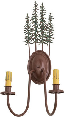 Loon Peak Yair 2-Light Candle Wall Light