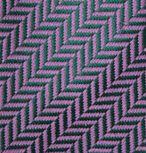 Thumbnail for your product : Charvet Herringbone Silk and Wool-Blend Tie