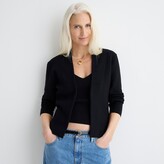 Thumbnail for your product : J.Crew Collarless cropped sweater-blazer