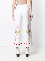 Thumbnail for your product : VIVETTA Cropped Printed Trousers