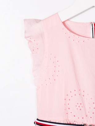 Tommy Hilfiger Junior broderie anglaise dress