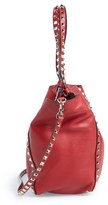 Thumbnail for your product : Valentino 'Medium Rockstud' Double Handle Leather Tote