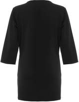 Thumbnail for your product : Quiz Black Lapel Ruched Sleeve Jacket