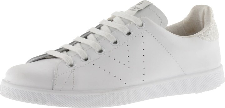 Victoria Girls' Deportivo Basket Piel Low-Top Sneakers - White (Whiteo) -  28 EU - ShopStyle