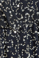 Thumbnail for your product : Alice + Olivia Lyla sequined silk-chiffon mini dress