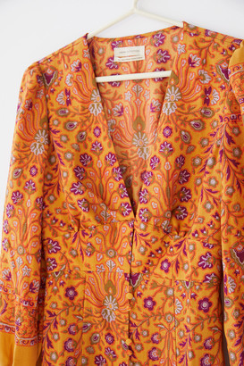 michelle plunging long sleeve mini dress