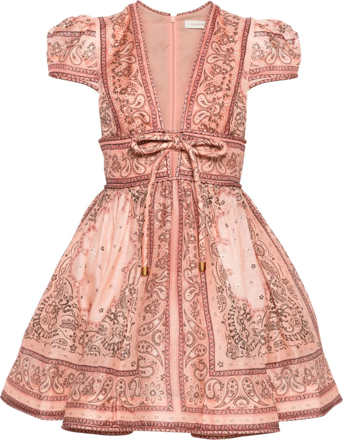 Zimmermann Matchmaker bandana-print minidress
