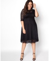 Thumbnail for your product : Kiyonna Women's Plus Size Lacey Cocktail Dress