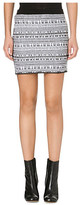 Thumbnail for your product : Helmut Lang Variant grid knitted mini skirt