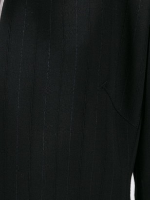 Jean Paul Gaultier Pre Owned Long Pinstriped Jacket