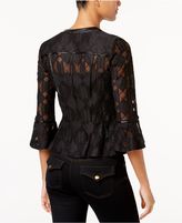 Thumbnail for your product : INC International Concepts Lace Peplum Jacket, Created for Macy's