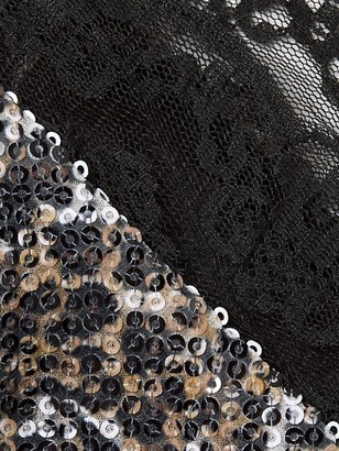 Olivia Rubin Flora Leopard Print Sequin Camisole