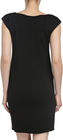 Thumbnail for your product : Isaac Mizrahi Ponte Cap-Sleeve Sheath Dress, Black