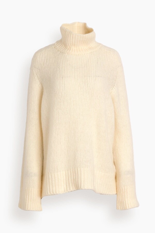 white turtleneck sweater women