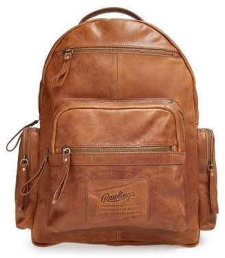 Rawlings Sports Accessories R) 'Rugged' Leather Backpack