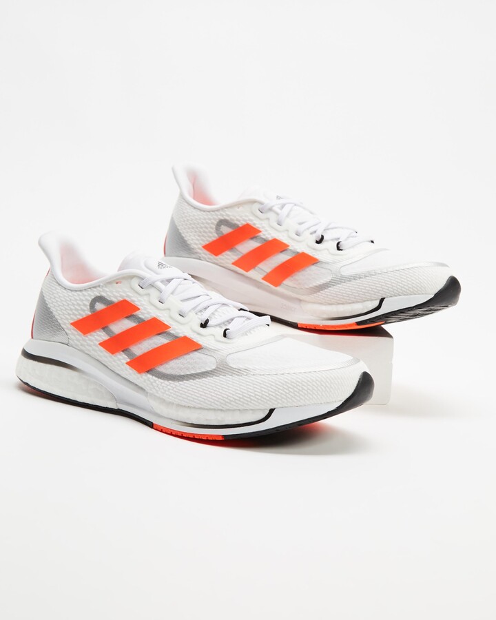 womens red and black adidas shoes