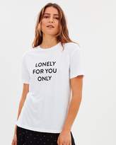 Thumbnail for your product : Lonely For You Only Boyfriend Fit Tee
