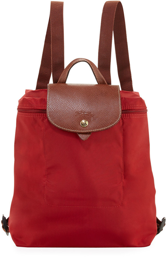 longchamp deep red