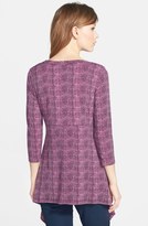 Thumbnail for your product : Chaus Print Handkerchief Hem Top
