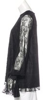 Thumbnail for your product : Thomas Wylde Silk Lace Top