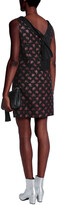Thumbnail for your product : Marc Jacobs Silk Satin-trimmed Metallic Brocade Mini Dress